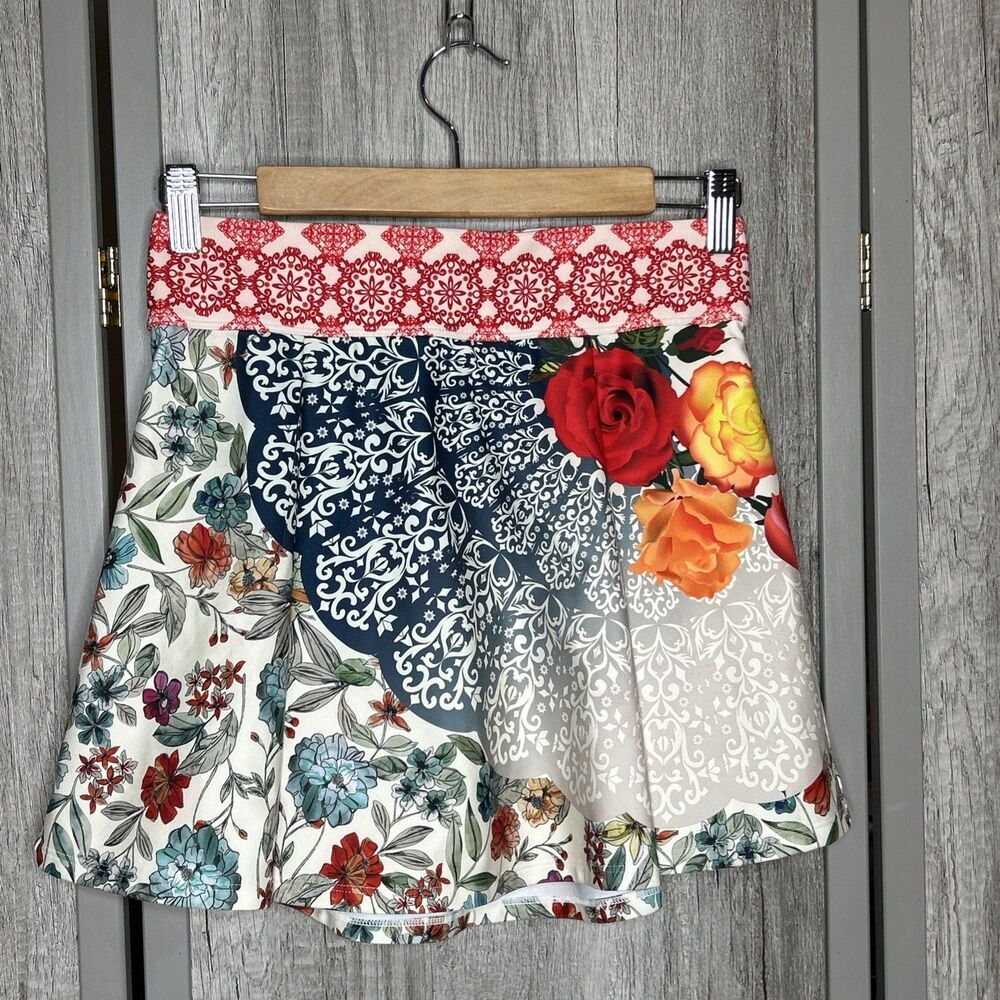 Johnny Was Active Skort Tango Floral Boho Tennis Pickleball Mini